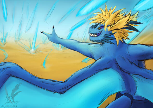 it&#39;s raining blades !