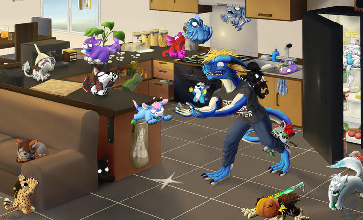 scene potats in the kitchen